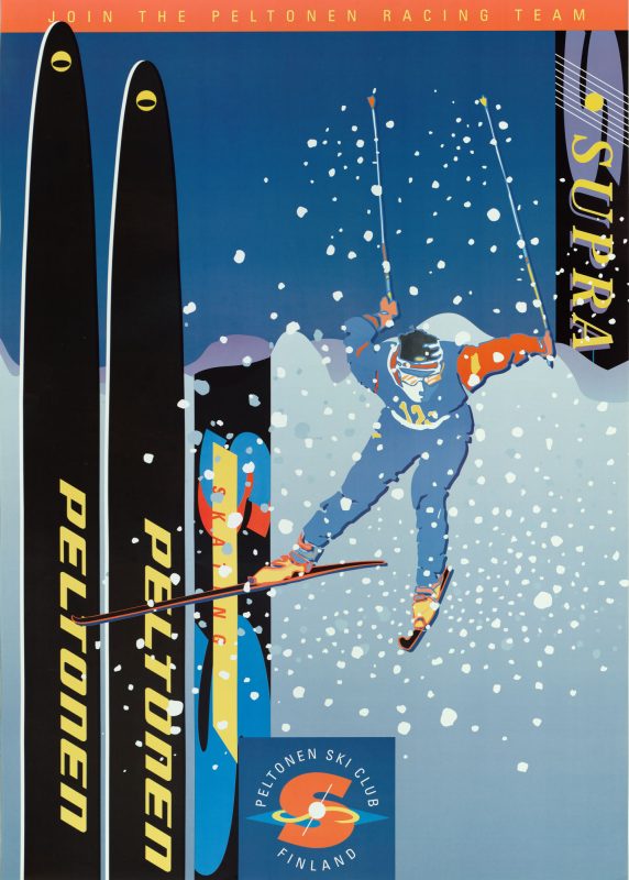 Peltonen Ski -juliste