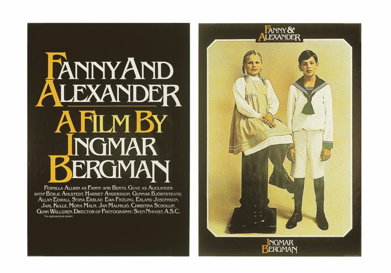 Fanny & Alexander -elokuvan julistepari.